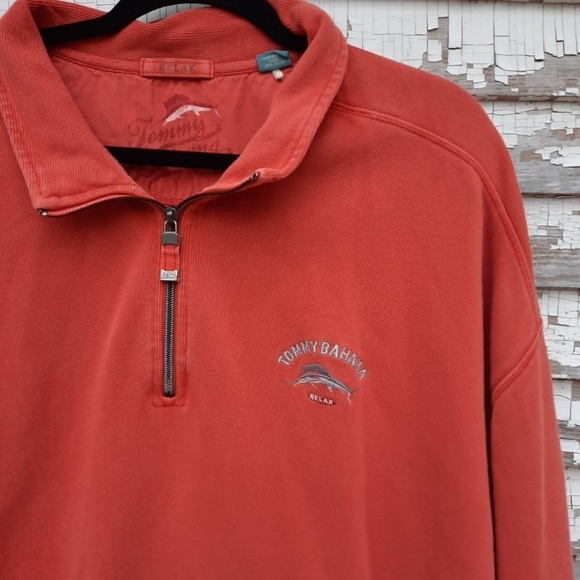 Tommy Bahama Orange Sweatshirt - Picture 2 of 7